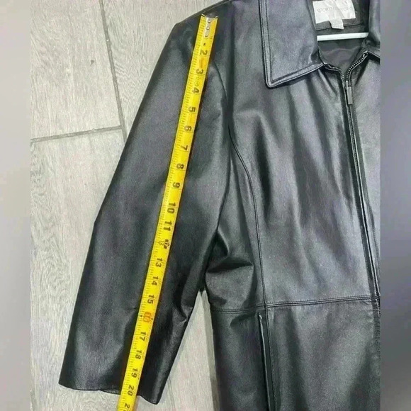 Worthington Women’s Leather Jacket Black Size XL - Picture 10 of 10